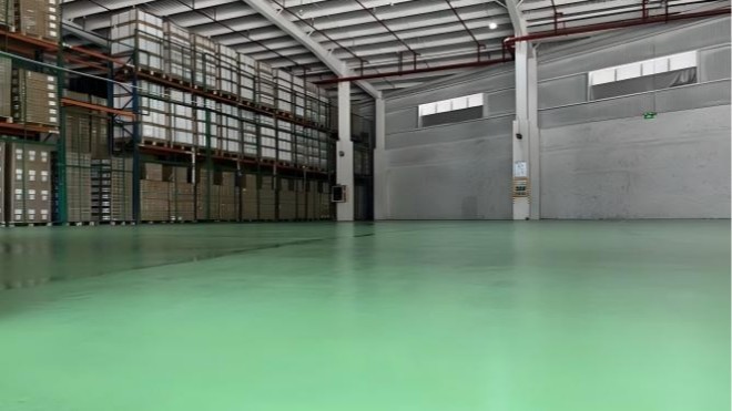 仓储物流地坪，高强度地面系统解决方案
