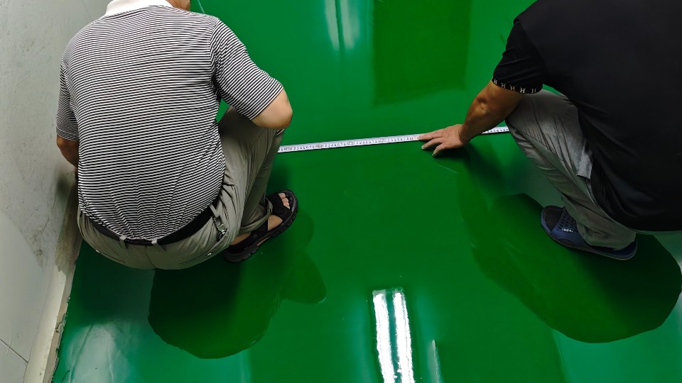 富莱德地坪漆 · 湖北某药业厂房旧地面翻新实录